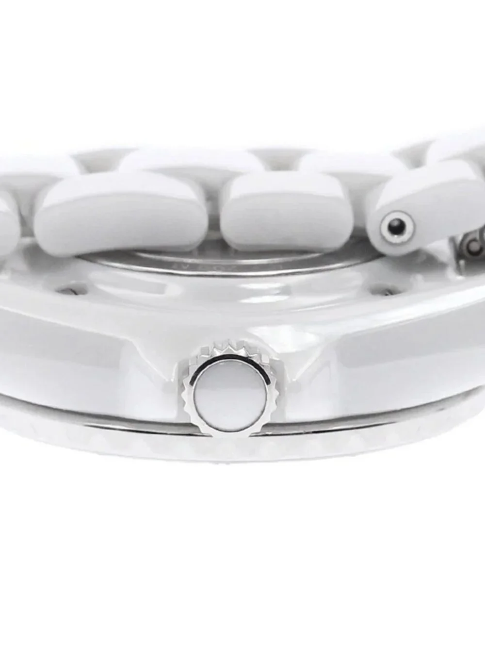 CHANEL J12 H5703 White ceramic 12P diamond white Dial Quartz Ladies Watch_966459